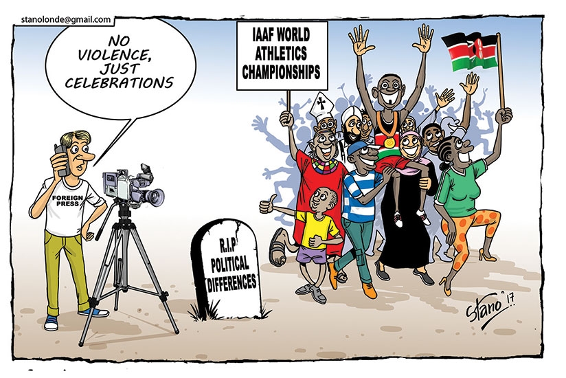 Foreign media who were expecting violence to erupt after the Kenyan 2017 elections ended up covering celebrations by the Kenyan athletics team which finished second in the IAAF Wor....