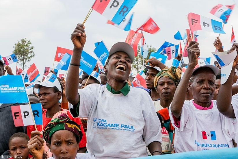 RPF campaigns saw a huge turn up of supporters across the country. File