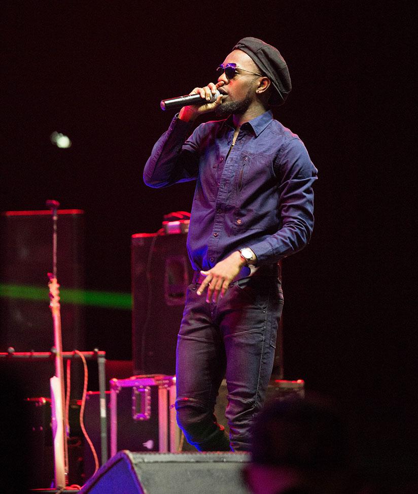 Patoranking performs during the show. / Nadege Imbabazirn