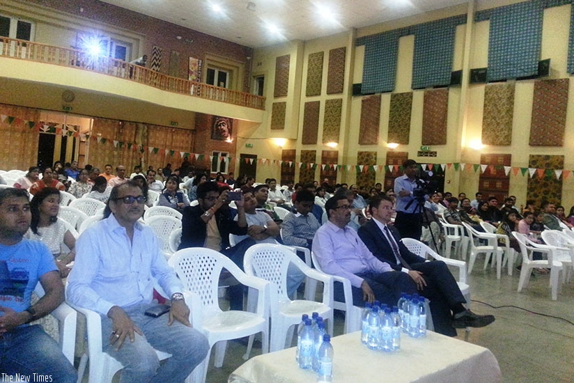 Indians living in Rwanda during the celebrations of their countryu2019s 70th Independence anniversary in Kigali.  M. Dushimimanarn