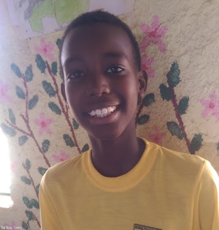 William Rurangwa, 13 years old