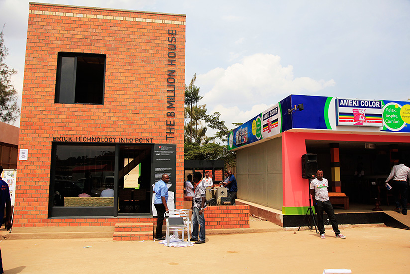 A Rwf8-million house on exhibition at the ongoing Rwanda International Trade Fair at Gikondo Expo Ground. The house is being marketed as a unique and affordable housing project int....