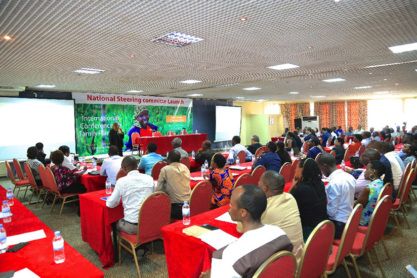 Participants follow proceedings at the launch of the national steering committee in Kigali last week. / Lydia Atieno
