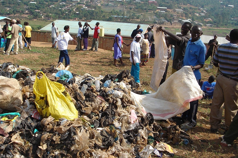 This week Kenya also put a ban on plastic bags. File.