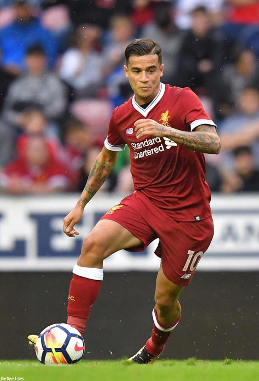 Barcelona are prepared to make one final offer for Liverpool's Philippe Coutinho. (Net photo)