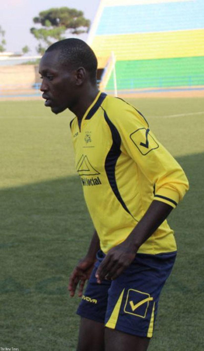 Gael Duhayindavyi, who was signed from Burundi's Vital'O trained with his new teammates on Tuesday. Courtesy. 