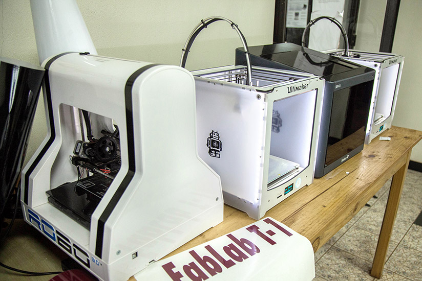 Equipment at Fablab Rwanda, the fabrication factory that will soon start printing prosthetics. / Nadege Imbabazi