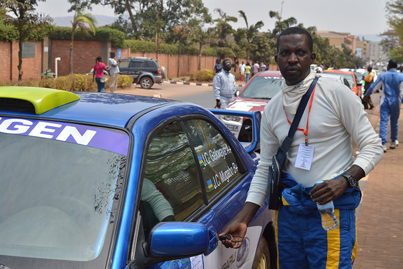 Rwandan drivers like Claude Gakwaya (above) will now compete for ARC points without paying registration fee. / Sam Ngendahimana