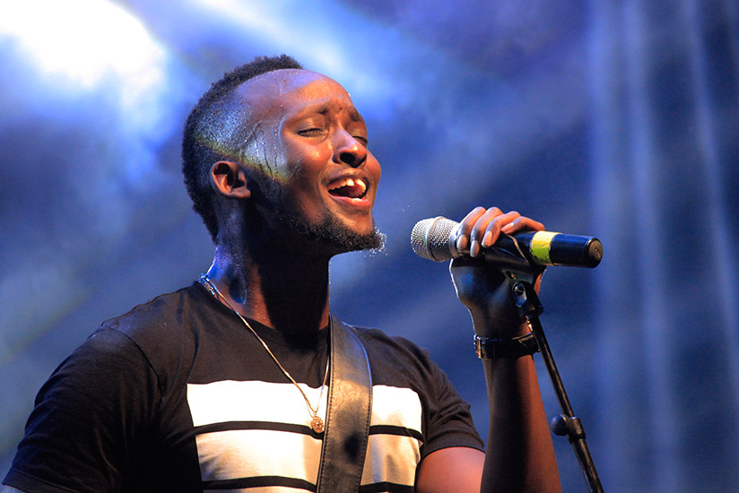 It was an emotional night for the 27-year-old R&B singer Meddy. (Photos by Sam Ngendahimana)