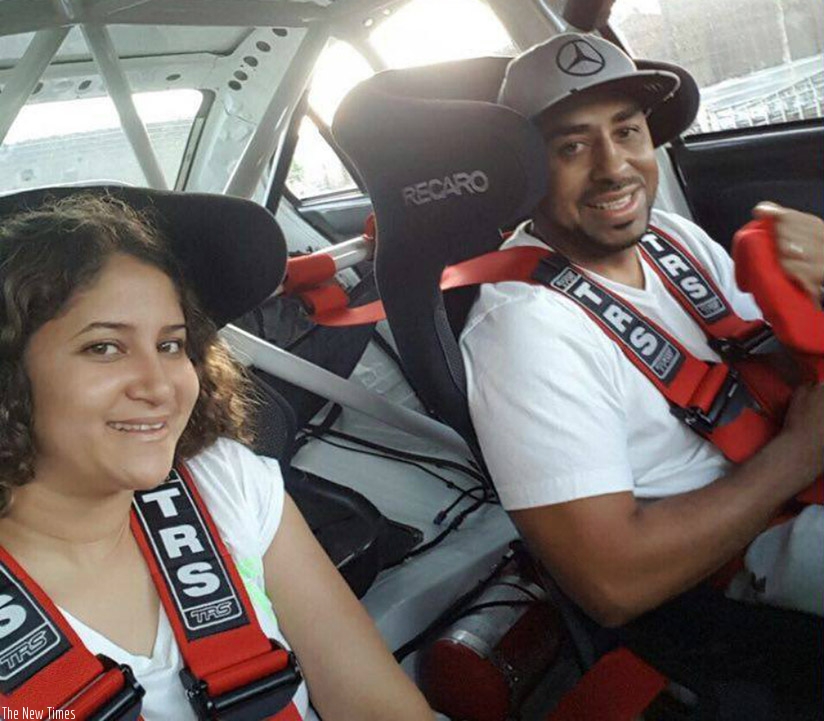 Zambia's Gomes, who is navigated by his wife Urshlla Gomes, is second in the race for ARC title. Net photo