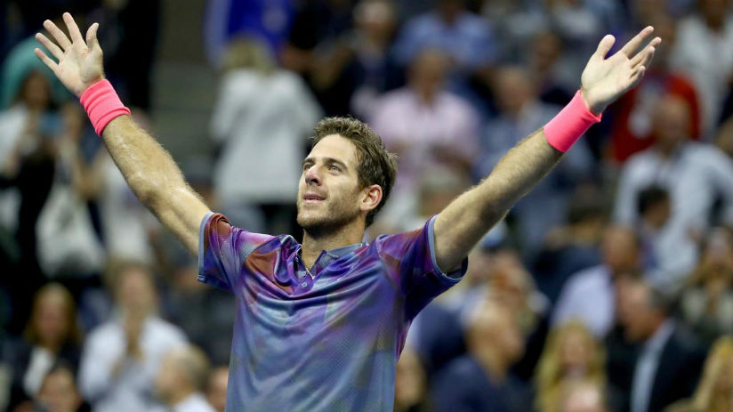 Juan Martin del Potro stuns Roger Federer in epic quarter-final. / Internet photo