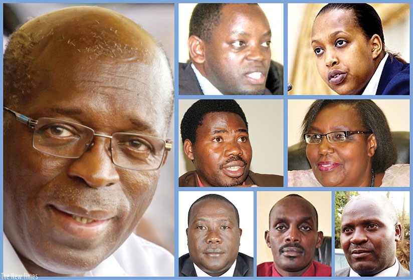 Clockwise, the new officials approved by Senate; Anastase Murekezi (Chief Ombudsman), Eric Serubibi (Rwanda Housing Authority), Kampeta Sayinzoga (National Industrial Research Deve....
