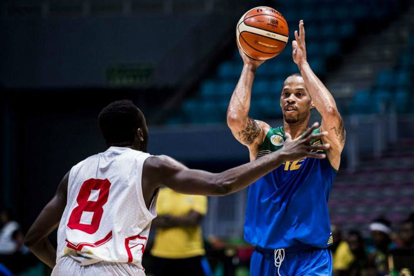 Kenneth Gasana was Rwanda's most outstanding player during their short-lived stay in the 2017 Afrobasket finals in Tunisia. / Courtesy
