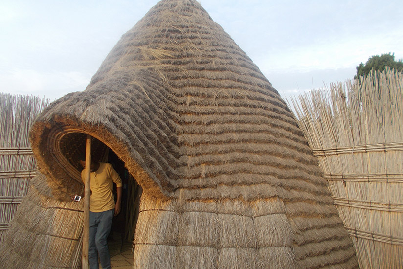 A hut at Ikirenga Cultural Centre. / Marie-Anne Dushimimana