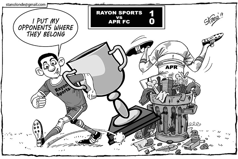 Azam Rwanda Premier League champions Rayon Sports defeated ten-man APR 1-0 in the final match of the 2017 Agaciro Development Fund tournament on Saturday at Amahoro National Stadiu....