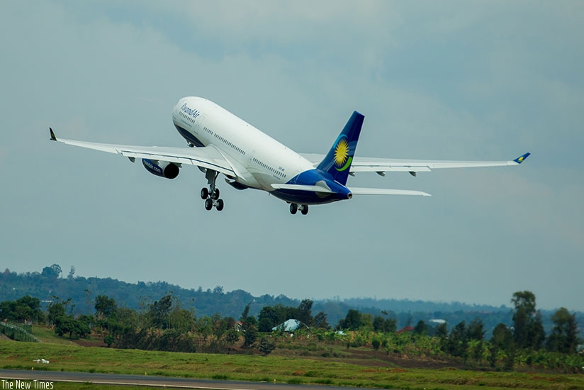 A RwandAir plane. The airline will host the AFRAA summit slated for November. (File)