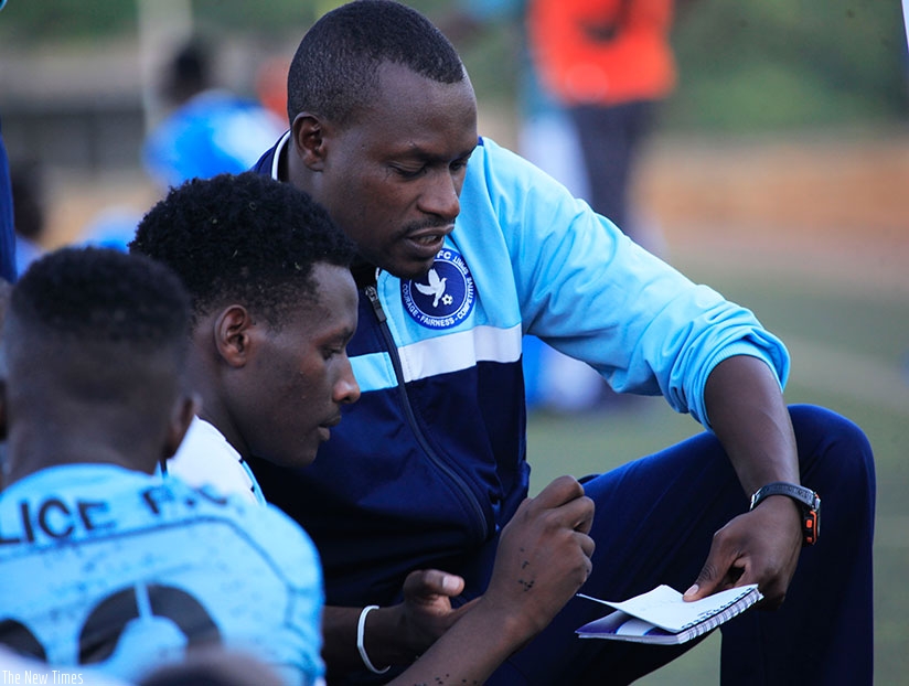 Police FC head coach Innocent Seninga. (Sam Ngendahimana)