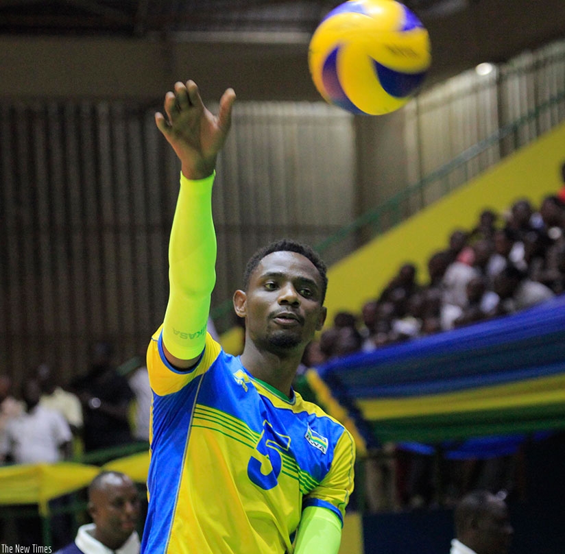 Mutabazi in action during a previous game. (Sam Ngendahimana)