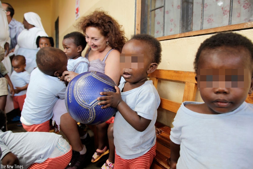 Children at Muhura orphanage in Gatsibo District. Foreign nationals can resume adoption of Rwandan children. (File)