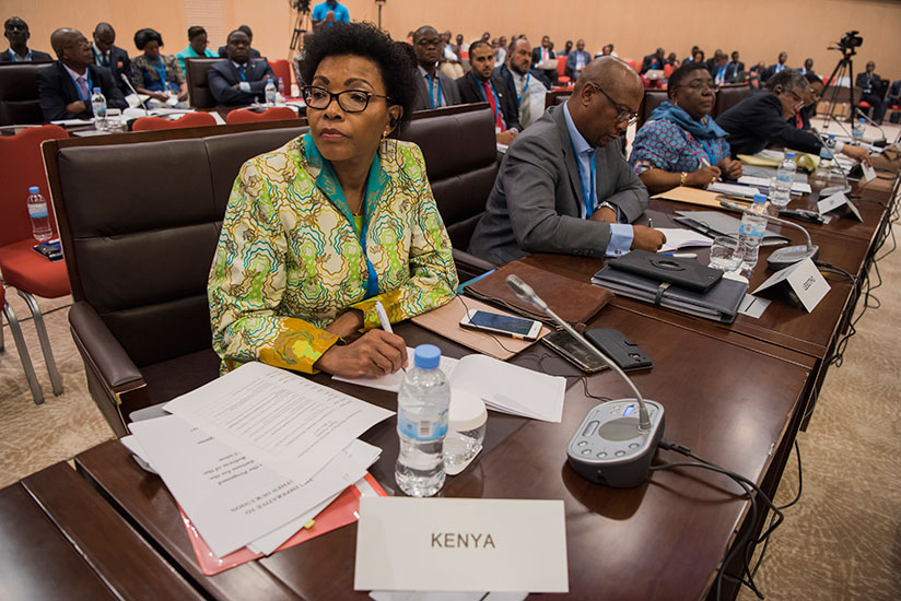 Delegates at the AU reforms consultative meeting in Kigali recently. / Village Urugwiro