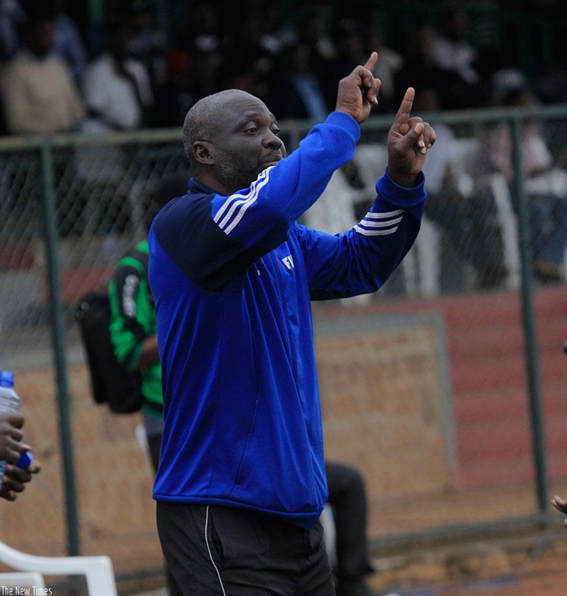Gicumbi FC head coach Godfroid Okoko. / Sam Ngendahimana