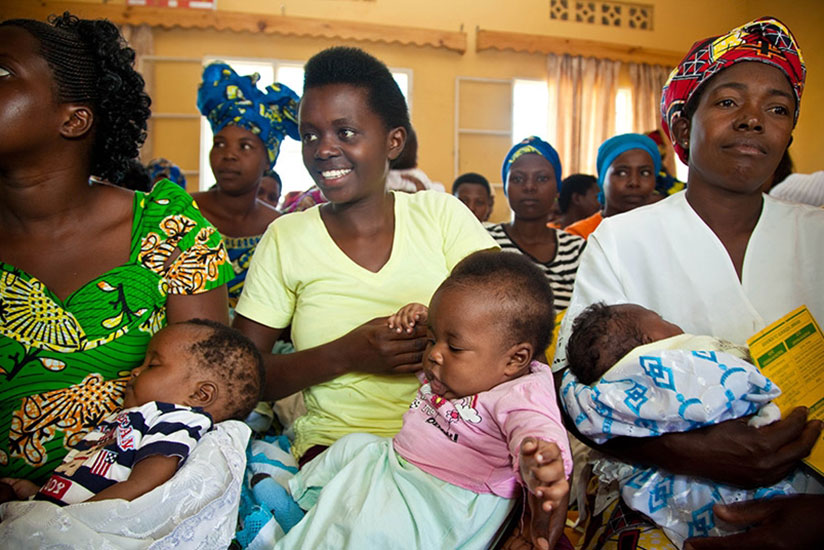 Mothers await to be attended to at Busanza Health Centre in Kanombe. / File