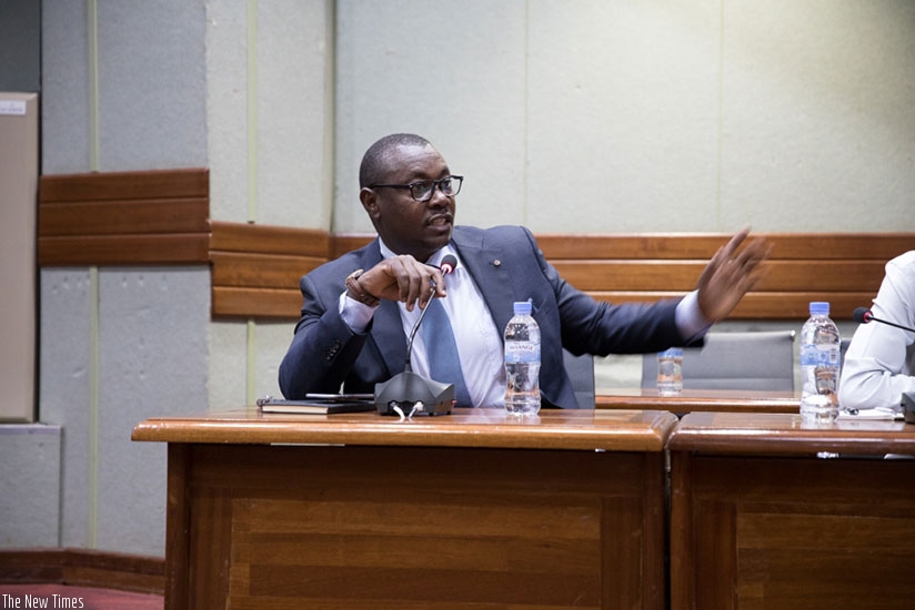 Robert Ford, the Vice President of the ICT Chamber addresses the participants.Courtesy