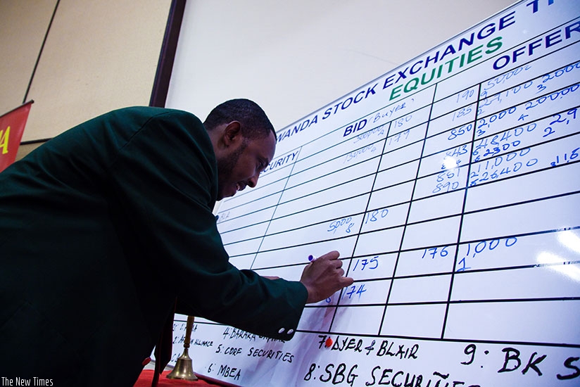 Activity was low on the bourse yesterday. 