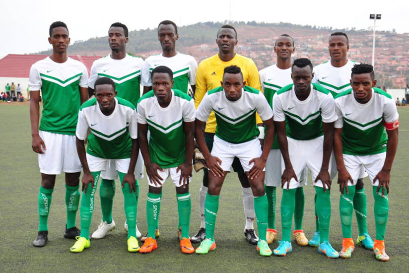 SC Kiyovu starting team that won the first league match of their season 1-0 against Musanze FC last weekend. / Courtesy