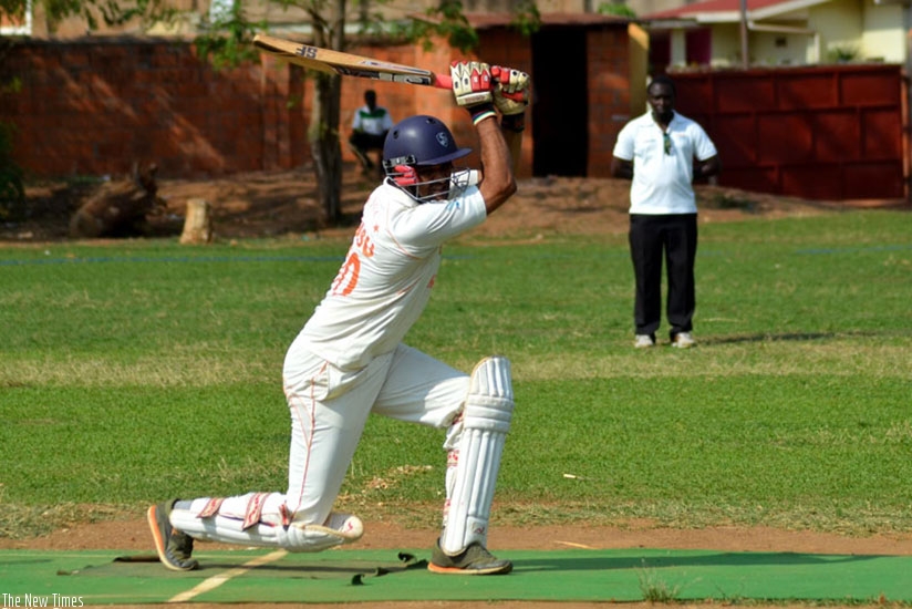 Telugu Royals captain Ramu Morampudt in action during a previous game. Telugu face Challengers in the semi-final of this year's Computer Point T20. / File