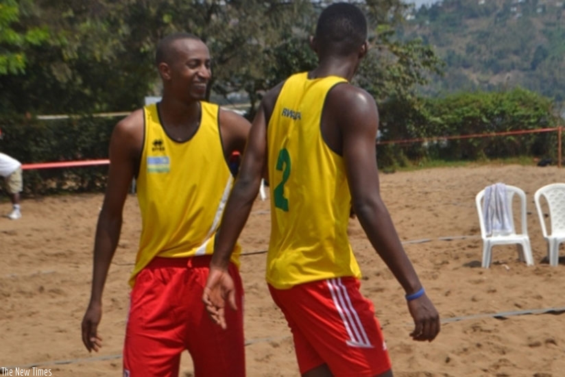 Oliver Ntagengwa and Patrick Kavalo won the Beach Volleyball Circuit title for third year in a row. 