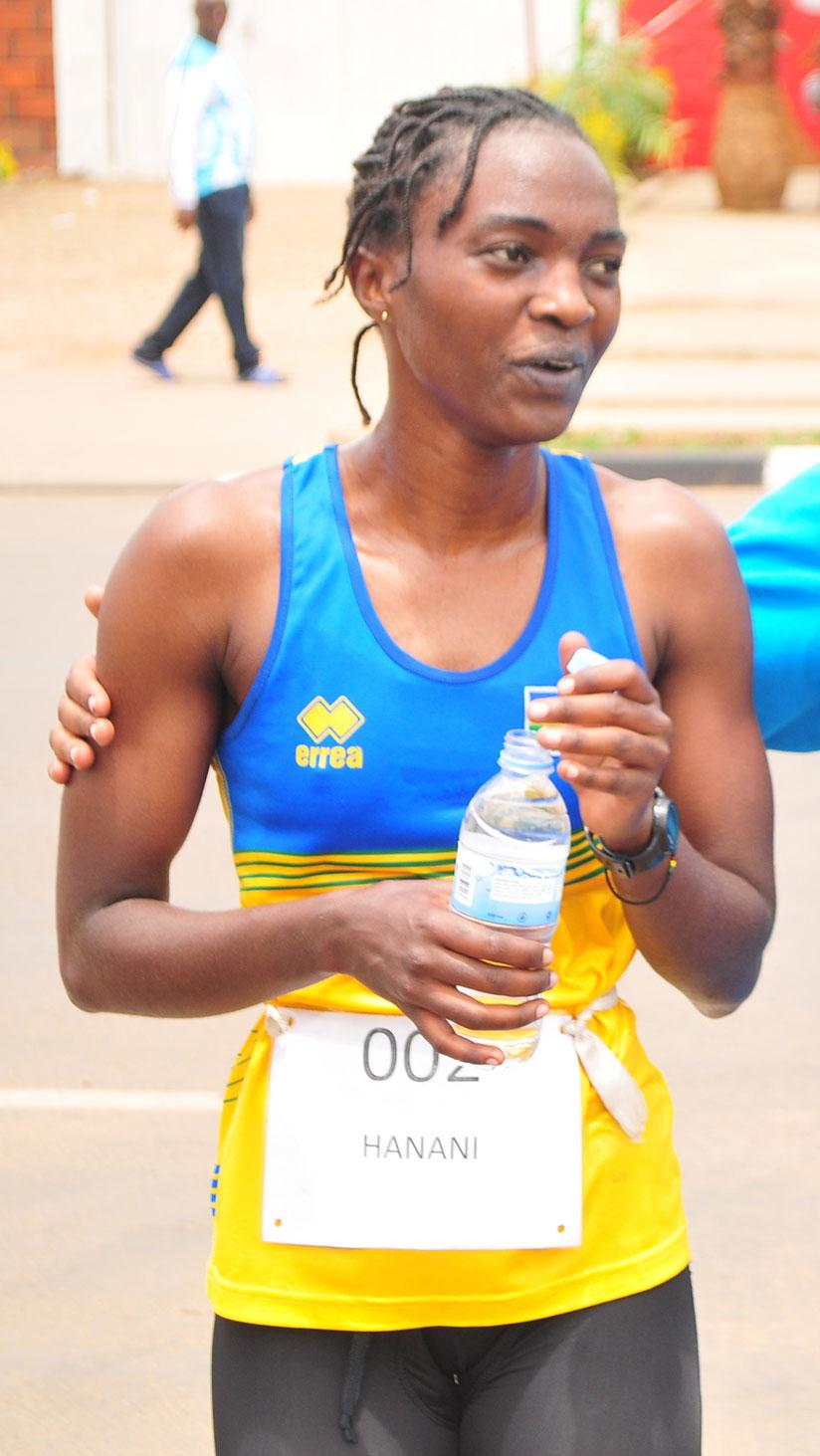 Gisenyi-Zenith Club's Hanani Uwineza won the women's challenge. / Courtesy