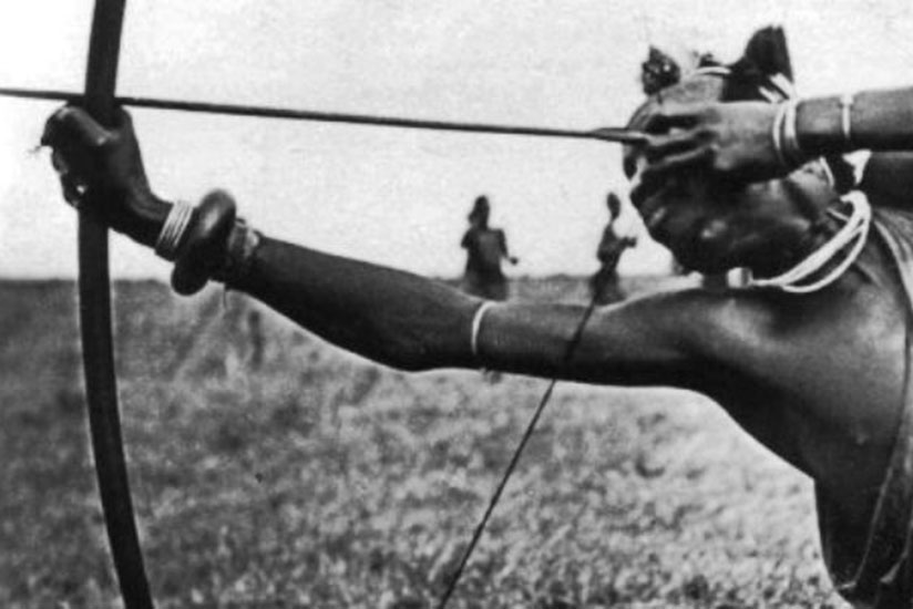 A Rwandan warrior in ancient Rwanda. Reports have emerged that as many as 986 skulls believed to have originated from Rwanda were taken to Germany during the colonial era. / Internet photo