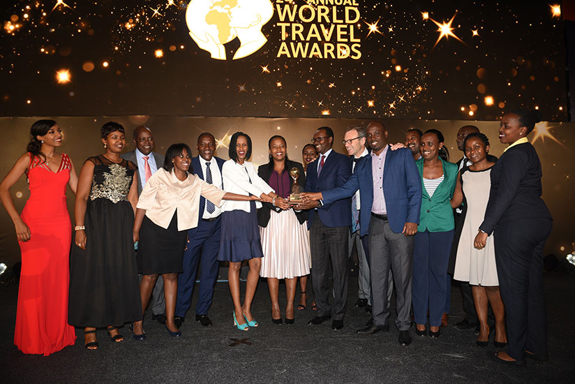 At the gala, Rwanda emerged Africa's Leading Destination for 2017. Courtesy