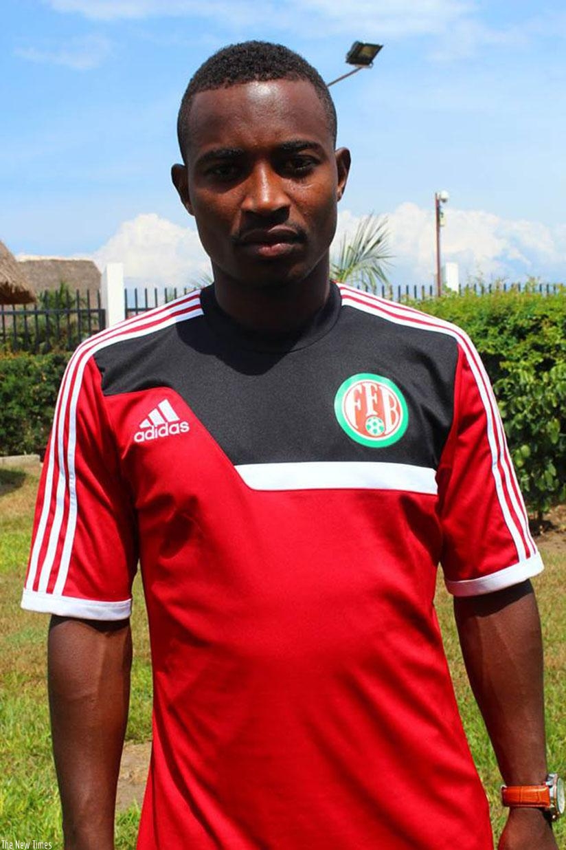 Burundian international midfielder Ndayisenga is without a club at the moment. (File photo)
