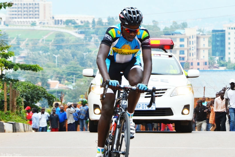 Former Team Rwanda captain Janvier Hadi, who retired in 2016, wants to come back in cycling after apologizing to the Rwanda Cycling Federation. / Sam Ngendahimana