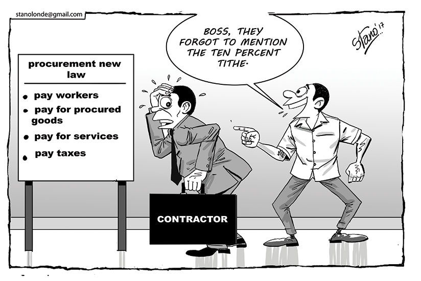 The government wants to enact a new law that will overhaul the entire public procurement cycle and allow for blacklisting of contractors who are found guilty of failing to pay thei....