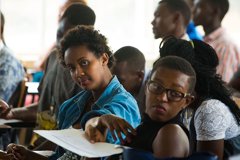 Students of University of Kigali attend the social good summit in Kigali. Timothy Kisambira 