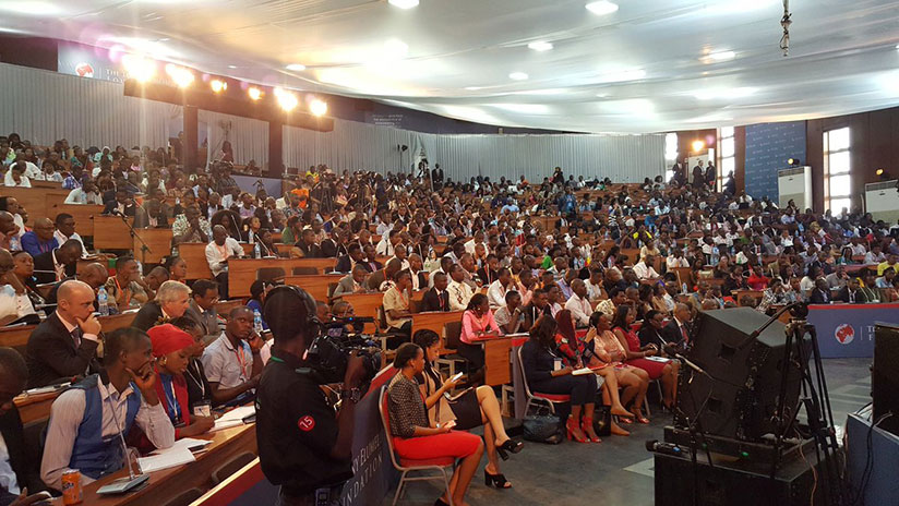 A cross-section of the young entrepreneurs and development experts during the forum in Lagos over the weekend. / Julius Bizimungu