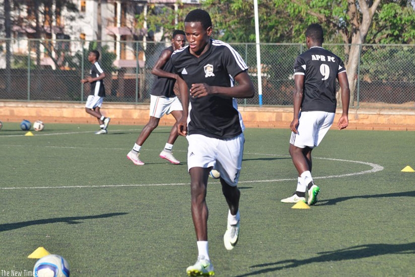 Ombalenga in a past training session. (File)