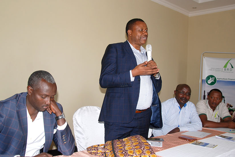 Dr Byamungu explains to Bugesera investors the details of the investment fund and key priority sectors. (Courtesy)