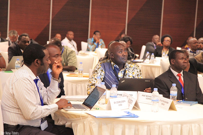 Experts from Southern and Eastern African countries at the meeting in Kigali on Wednesday. S. Ngendahimana.  