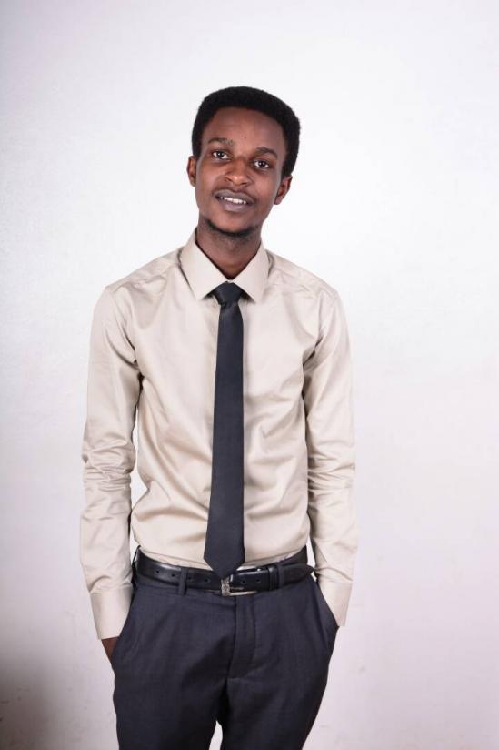 Jean de Dieu Sinzabyibagirwa aka Jado Sinza is a budding gospel artiste. (Courtesy)rn