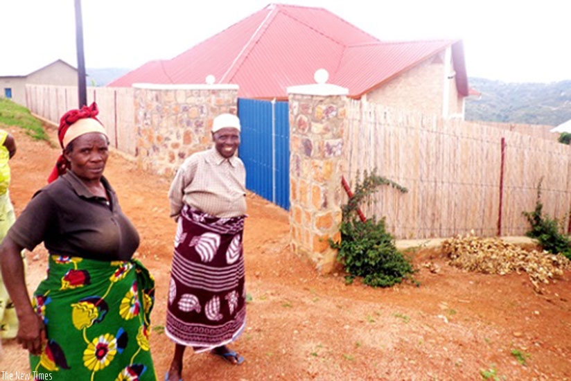 One of the houses constructed for elderly women by Unity Club in Kamonyi District. (Courtesy)