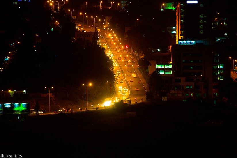 A street in Central Business District. Timothy  Kisambira.