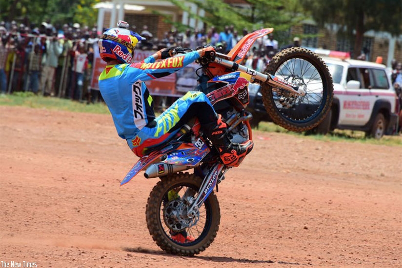 For the second year running, Huye rally will also have Freestyle motocross to captivate crowds. File photo