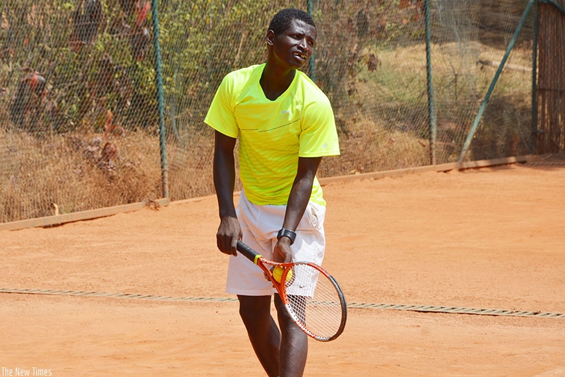 Rwandan Tennis star Ernest Habiyambere was eliminated in group stages. (File)