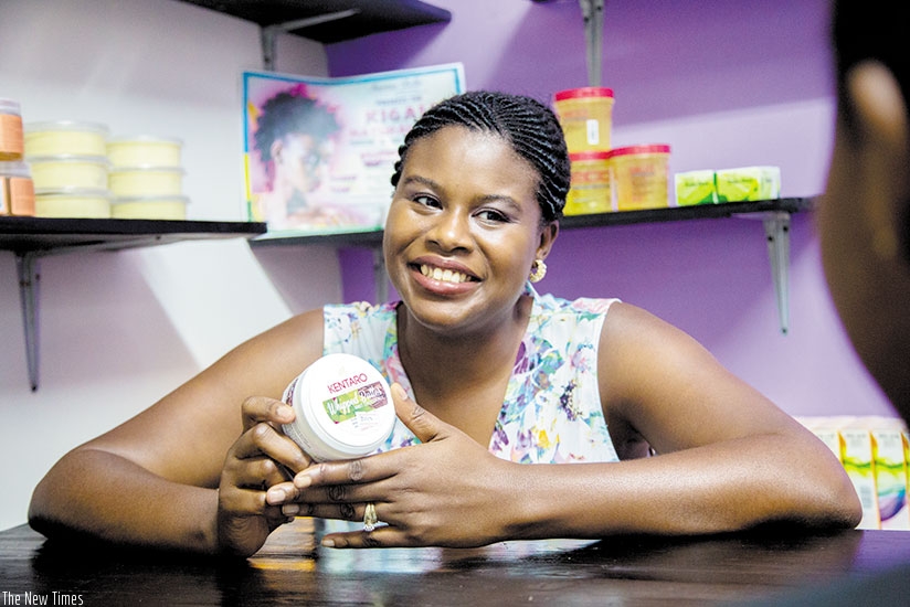 Alexanderia Haidara is the proprietor of Marina Bella Natural Hair Salon. ( All  photos by Faustin Niyigena )