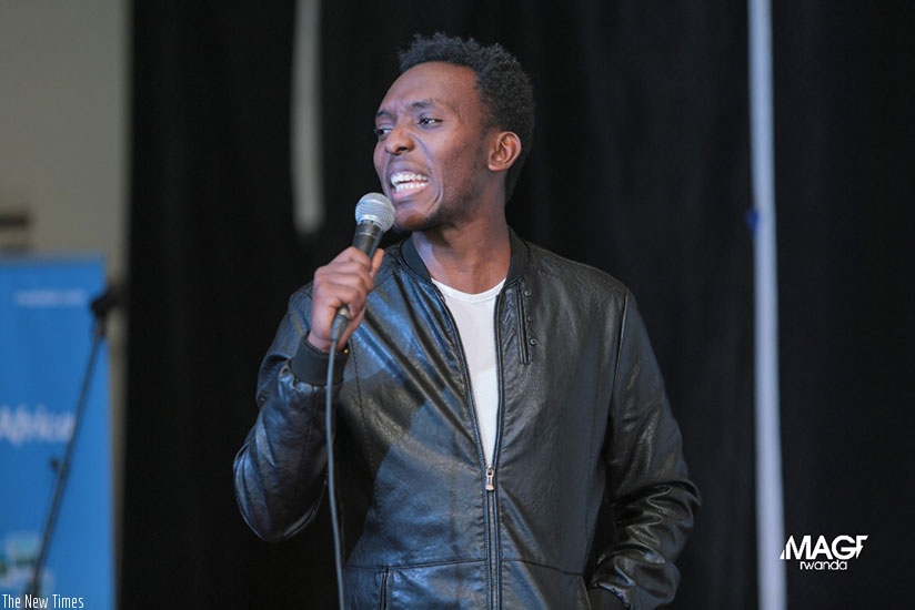 Comedian Arthur took part in the comedy festival.