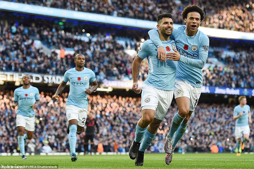 City's new record goalscorer Sergio Aguero added another to his tally when he converted a second half penalty. (Net photo)